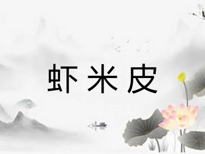 虾米皮