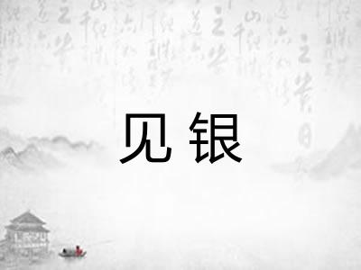 见银