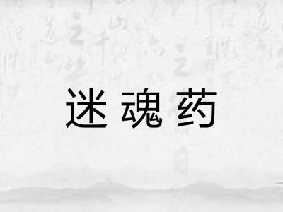 迷魂药