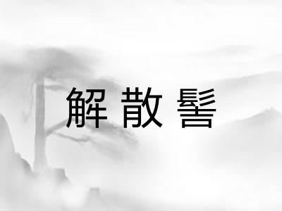 解散髻