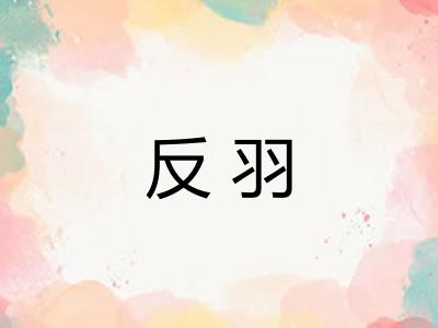 反羽