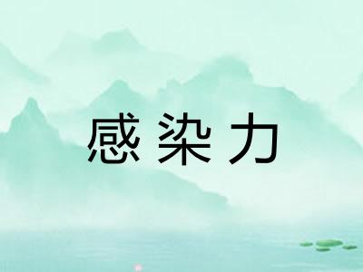 感染力