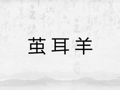 茧耳羊