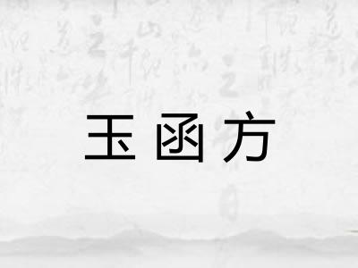 玉函方