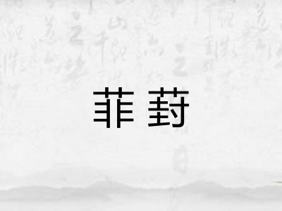 菲葑