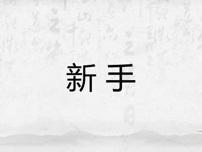新手