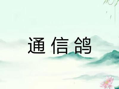 通信鸽