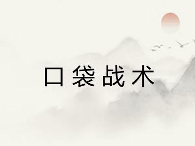 口袋战术