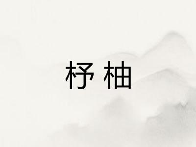 杼柚