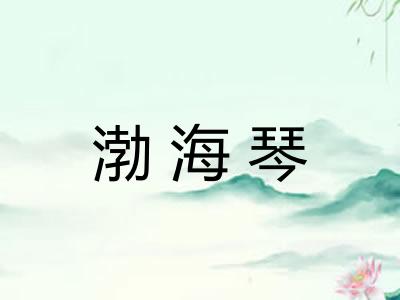 渤海琴