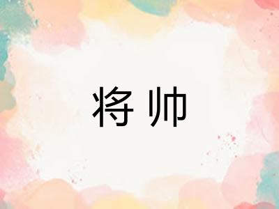 将帅