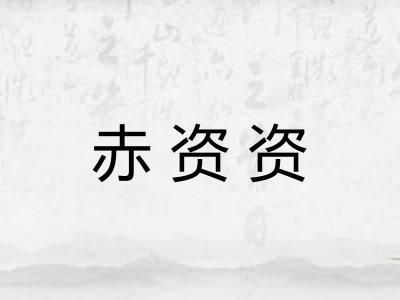赤资资