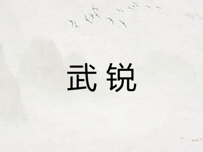 武锐
