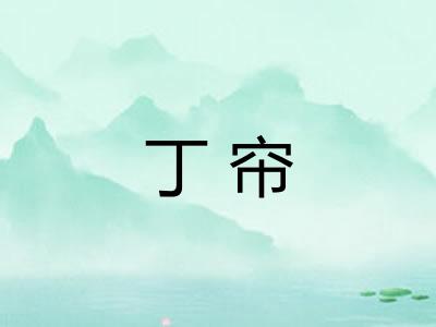 丁帘