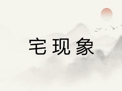 宅现象