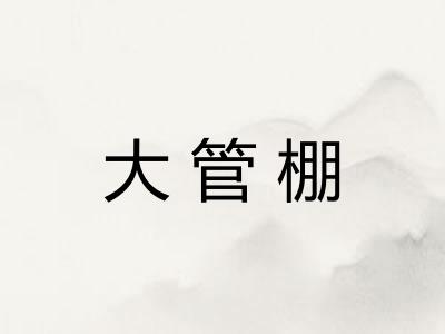大管棚