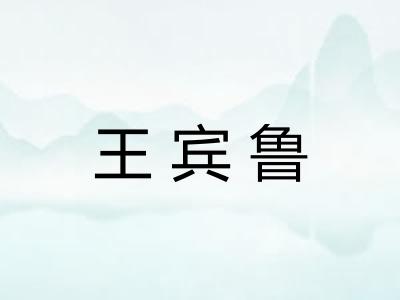 王宾鲁