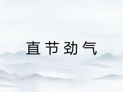 直节劲气