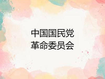 中国国民党革命委员会
