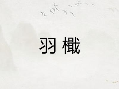 羽檝