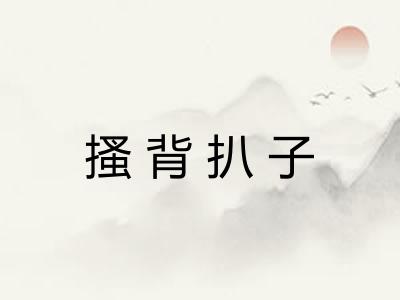 搔背扒子