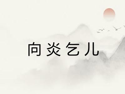 向炎乞儿