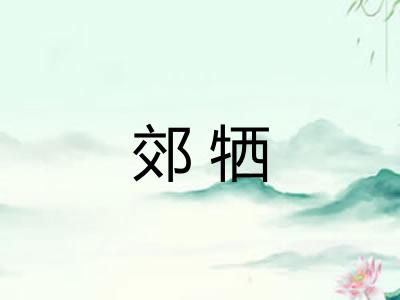 郊牺