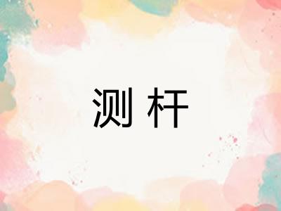 测杆