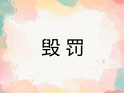 毁罚