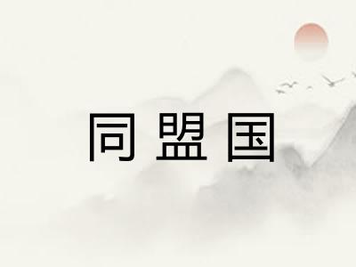 同盟国