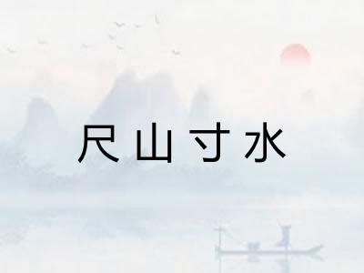 尺山寸水
