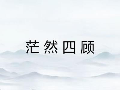 茫然四顾