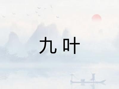九叶