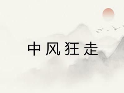 中风狂走