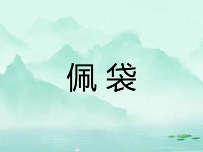 佩袋