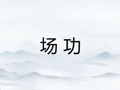 场功