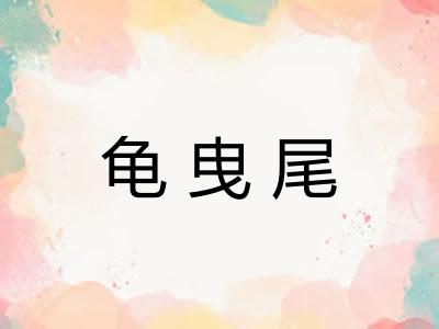 龟曳尾