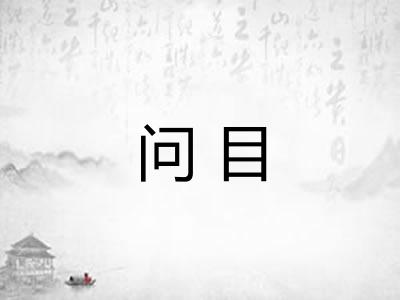 问目