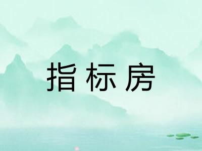 指标房
