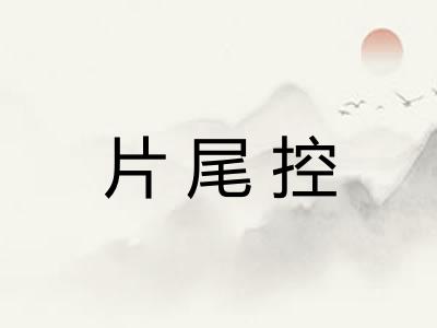 片尾控