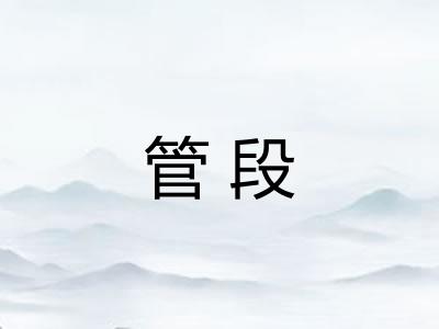 管段