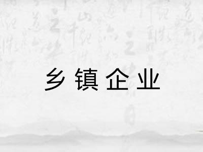 乡镇企业