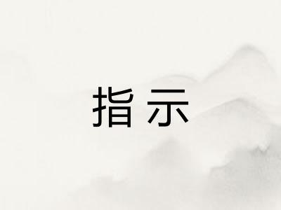 指示
