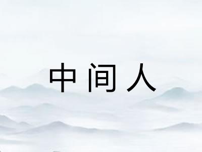 中间人
