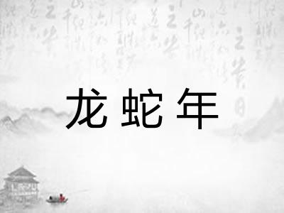 龙蛇年