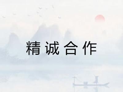 精诚合作