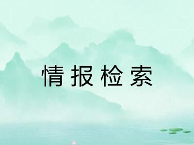 情报检索