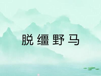 脱缰野马