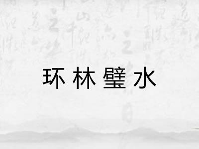 环林璧水