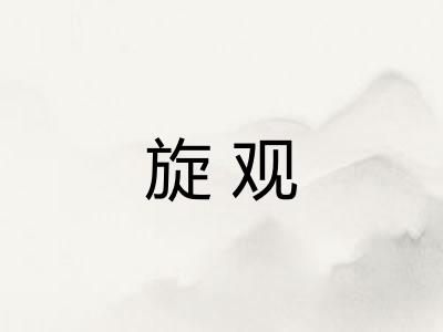 旋观